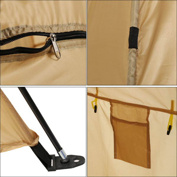 Cheap Goat Tents 2022 Portable Outdoor Camping Tent Shower Tent Bath Changing Fitting Room Tent Shelter Camping Beach Privacy Toilet Camping Tent   